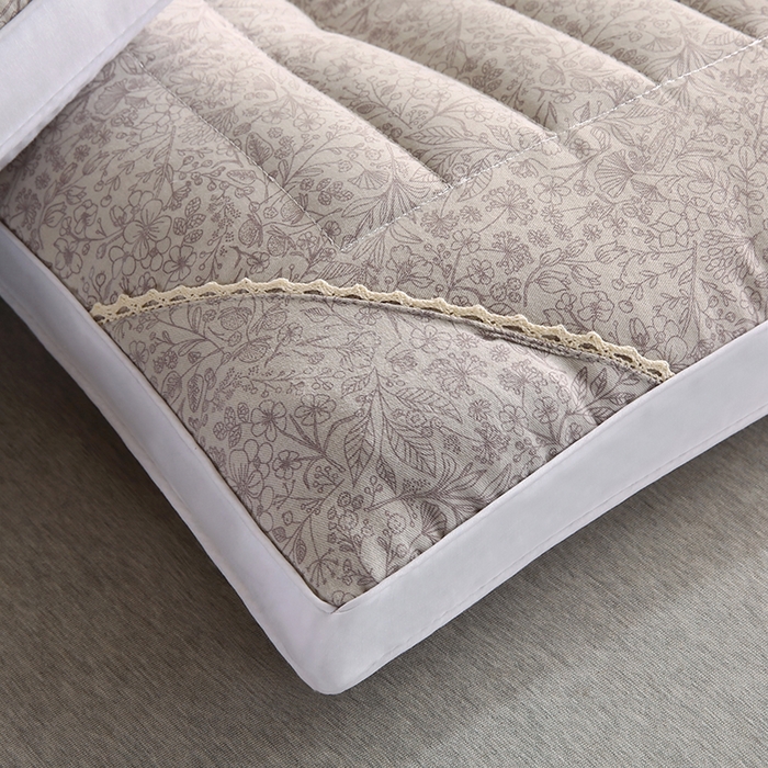 91家纺网 家纺一手货源 找家纺 贤内助家纺 2026新款全棉印花荞麦枕保健枕护肩枕枕头枕芯 咖色