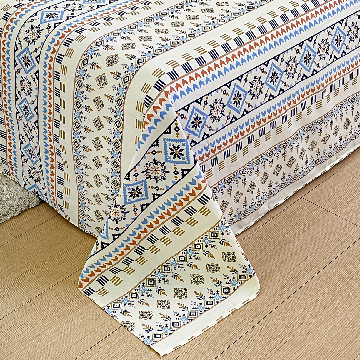 91家纺网 家纺一手货源 找家纺 （总）栩裕纺织 2026春夏爆款老粗布凉席床单款床笠款凉席席子空调软席-提供买家秀