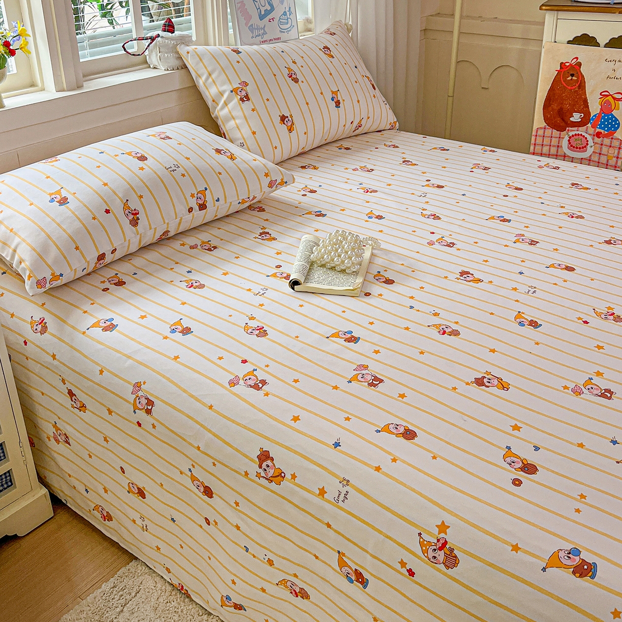 91家纺网 家纺一手货源 找家纺 栩裕纺织 2026春夏爆款老粗布凉席床单款凉席席子空调软席-提供买家秀 魔法喵星人-床单款