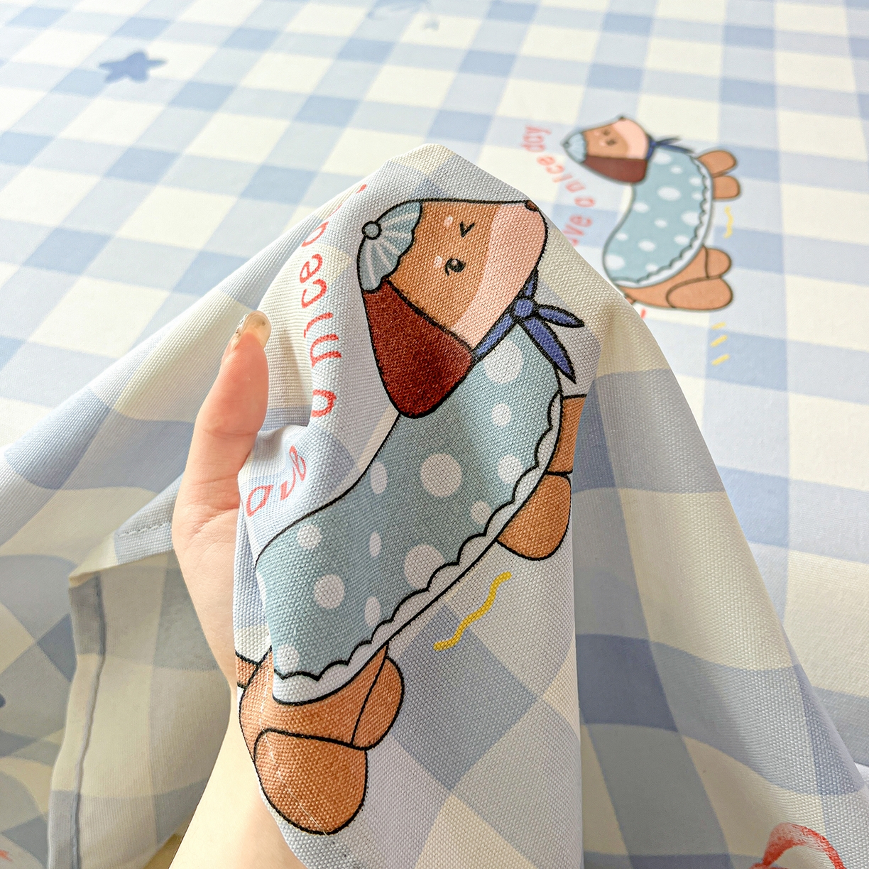 91家纺网 家纺一手货源 找家纺 栩裕纺织 2026春夏爆款老粗布凉席床单款凉席席子空调软席-提供买家秀 星空萌宠-床单款