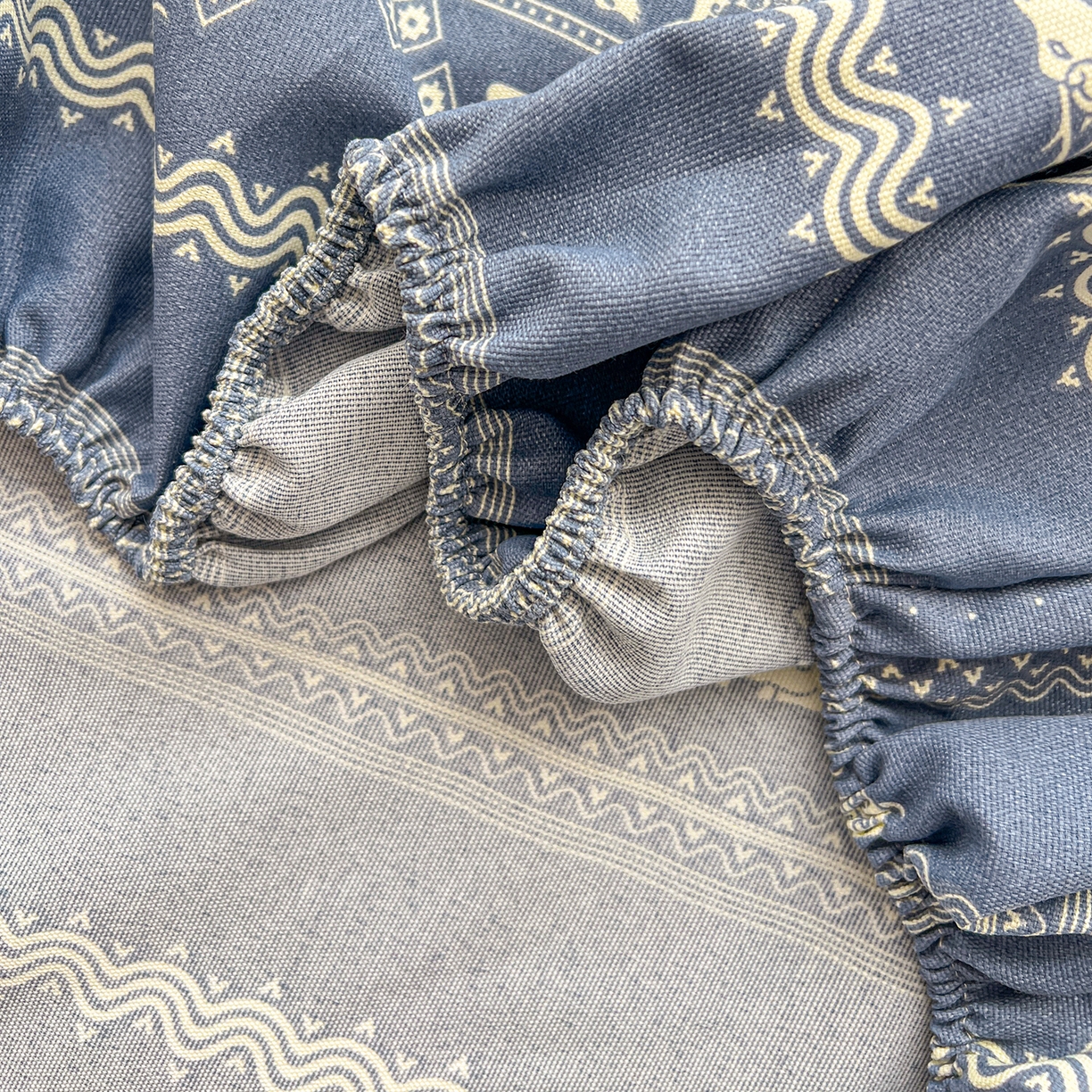 91家纺网 家纺一手货源 找家纺 栩裕纺织 2026春夏爆款老粗布凉席床单款凉席席子空调软席-提供买家秀 吉祥鹿-床笠款