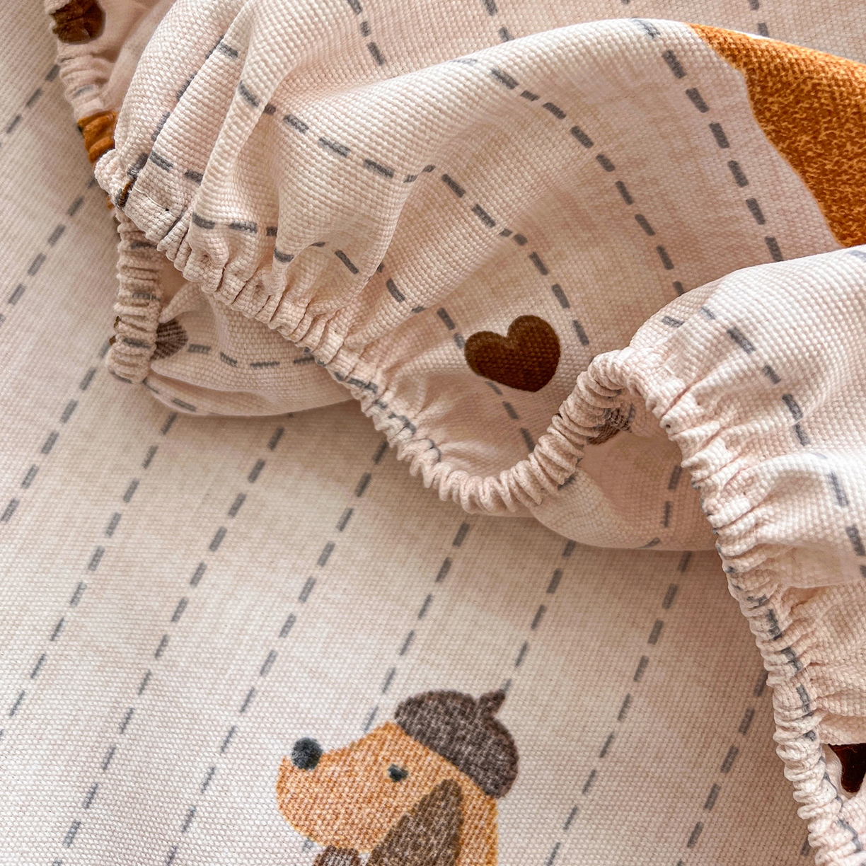 91家纺网 家纺一手货源 找家纺 栩裕纺织 2026春夏爆款老粗布凉席床单款凉席席子空调软席-提供买家秀 甜心腊肠狗-床笠款