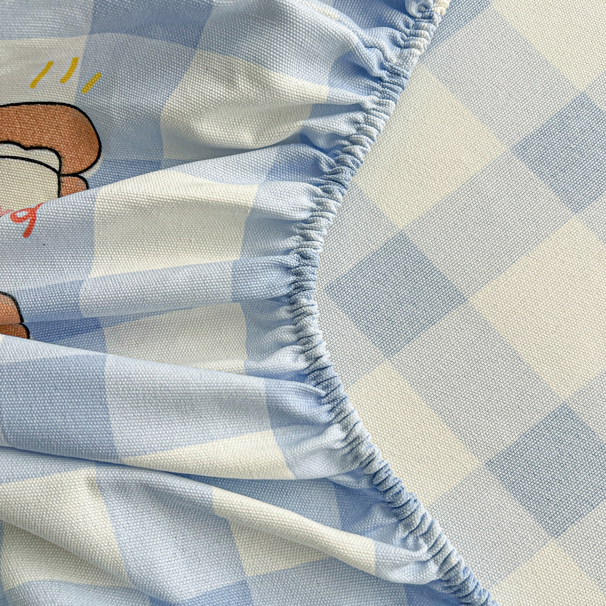 91家纺网 家纺一手货源 找家纺 栩裕纺织 2026春夏爆款老粗布凉席床单款凉席席子空调软席-提供买家秀 星空萌宠-床笠款