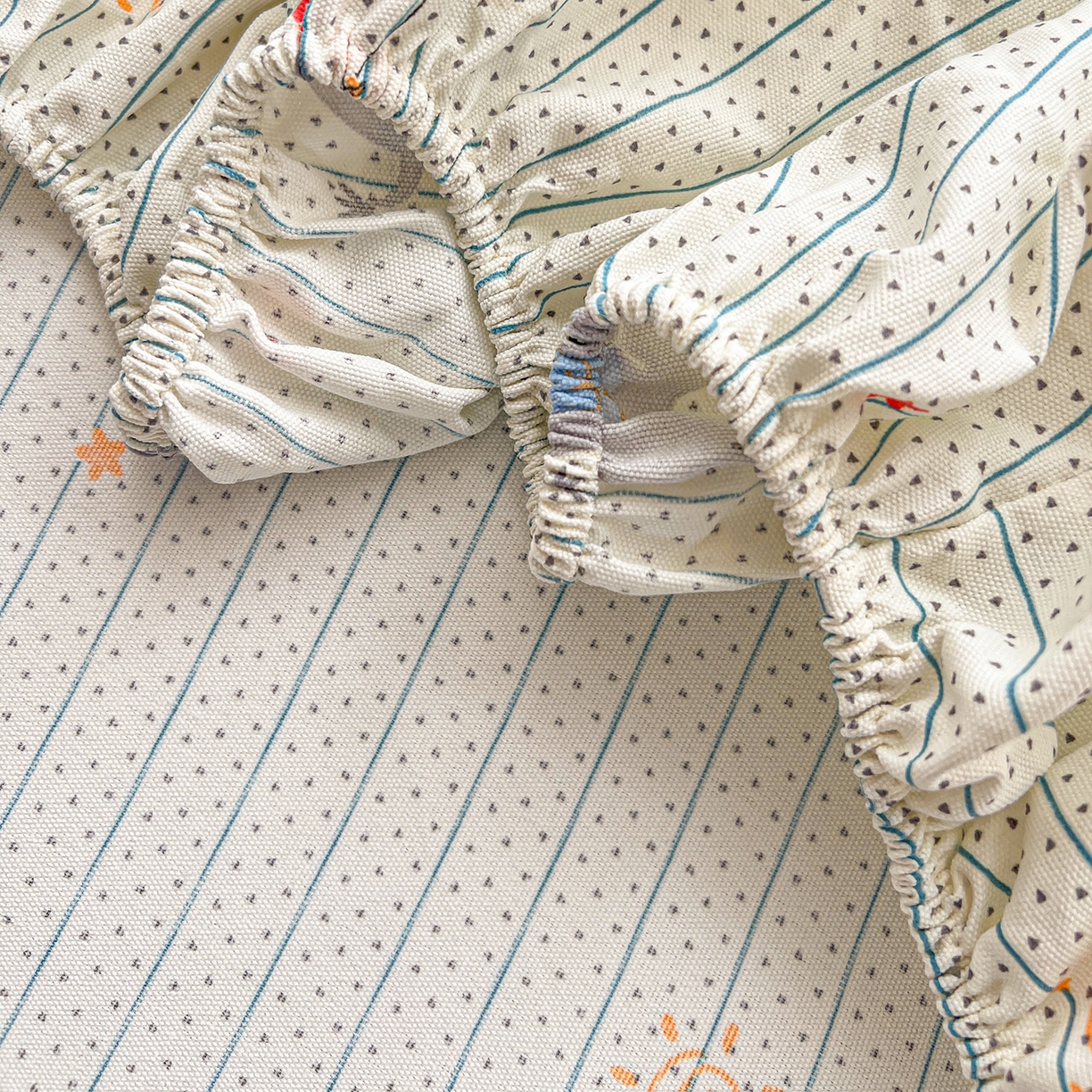 91家纺网 家纺一手货源 找家纺 栩裕纺织 2026春夏爆款老粗布凉席床单款凉席席子空调软席-提供买家秀 幸运小象-床笠款