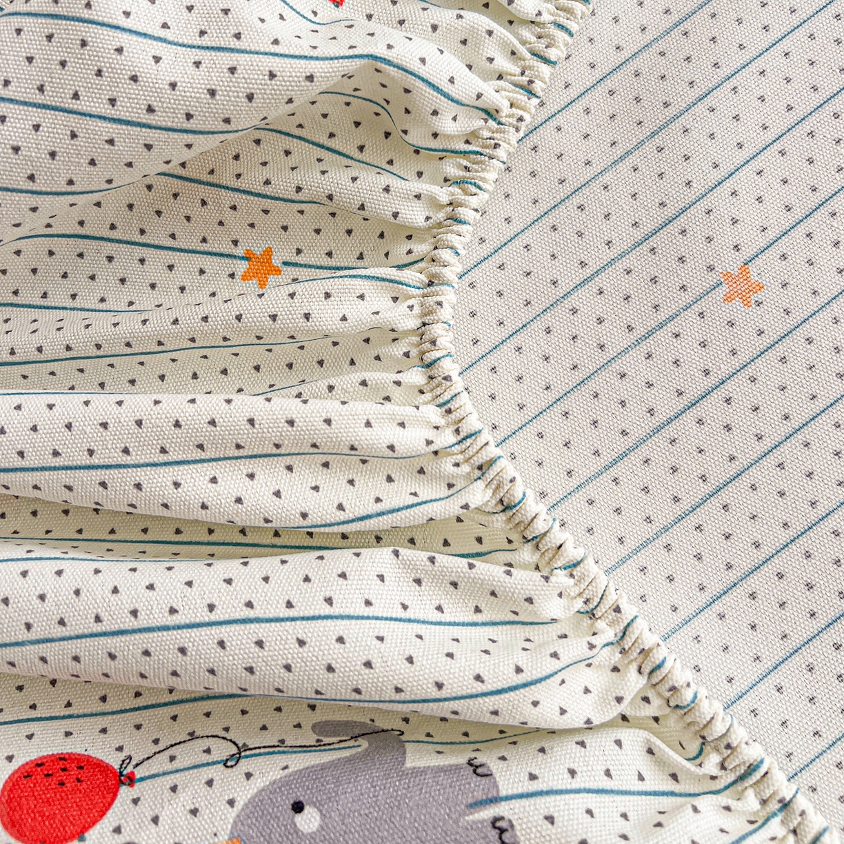 91家纺网 家纺一手货源 找家纺 栩裕纺织 2026春夏爆款老粗布凉席床单款凉席席子空调软席-提供买家秀 幸运小象-床笠款