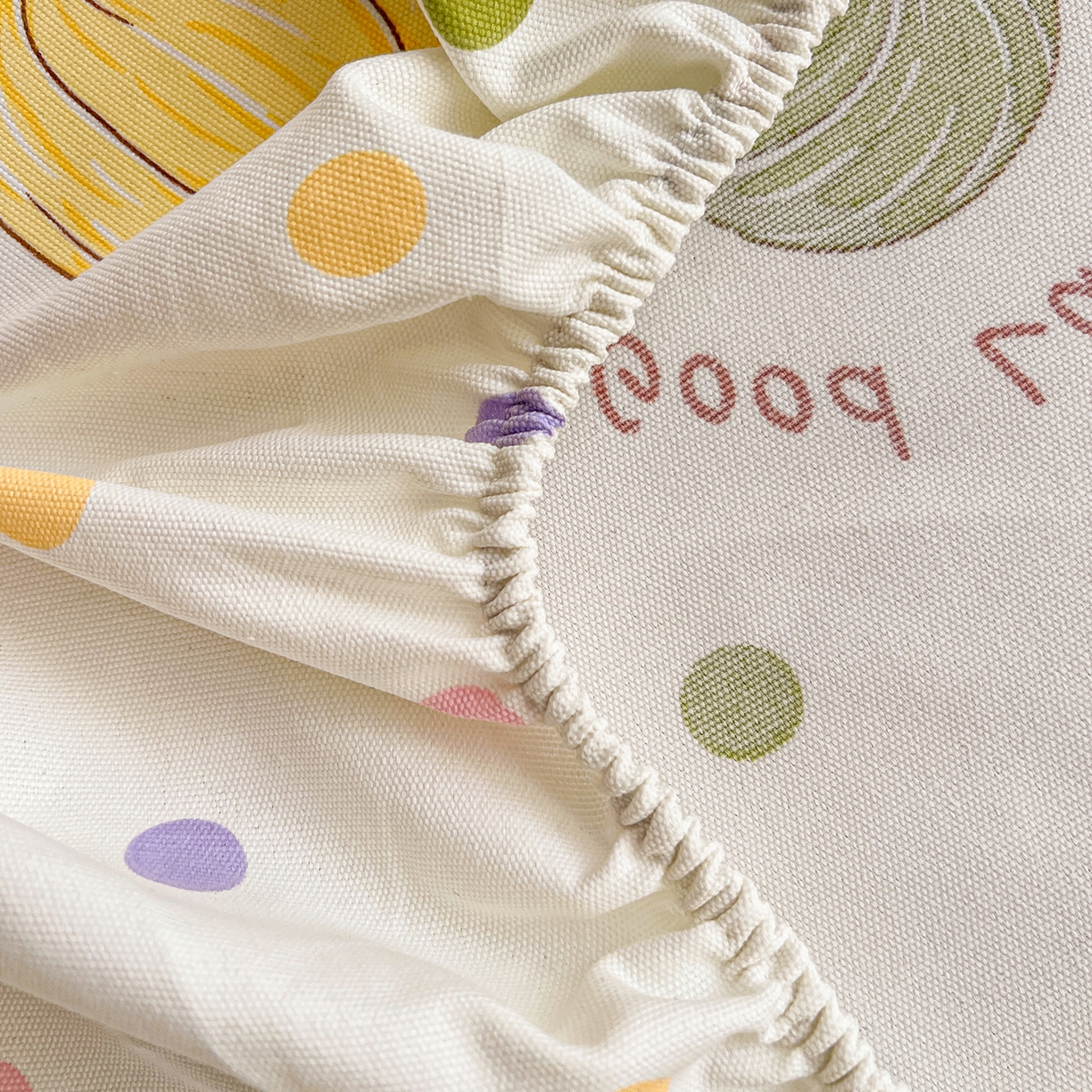 91家纺网 家纺一手货源 找家纺 栩裕纺织 2026春夏爆款老粗布凉席床单款凉席席子空调软席-提供买家秀 炫彩波点-床笠款