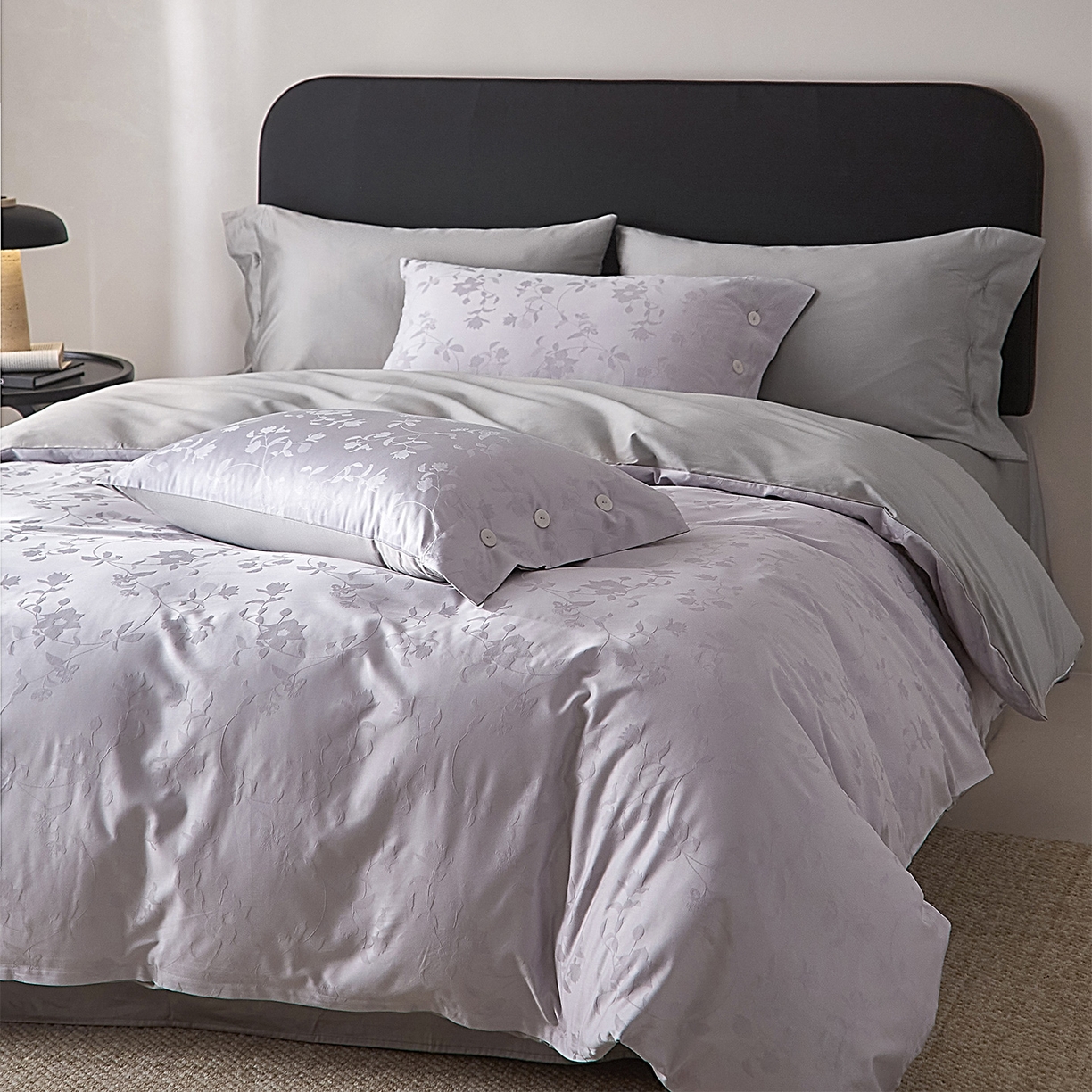 91家纺网 家纺一手货源 找家纺 （总）ONE TWO ONE 121 2026新款100A版60x16B版s50支长绒棉全棉床上用品厚织提花四件套纽扣