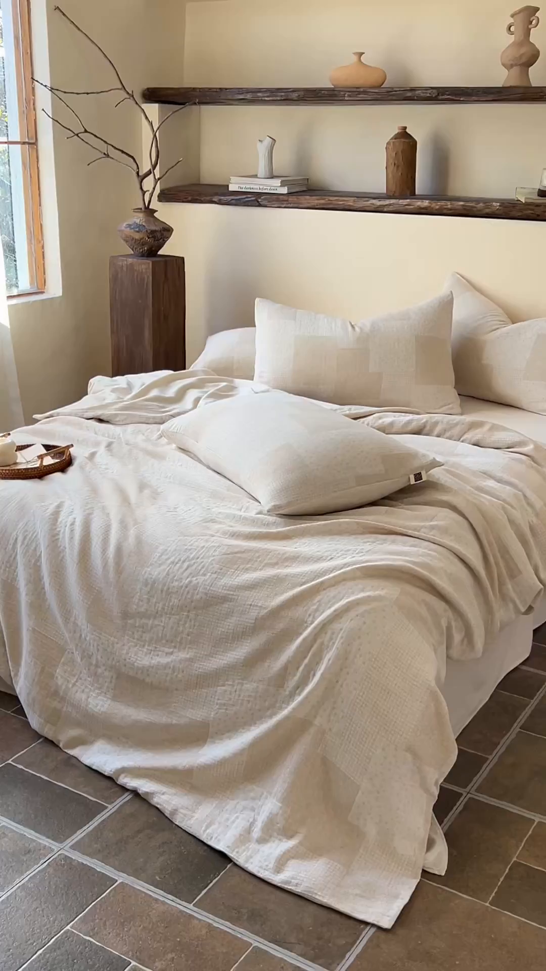 91家纺网 家纺一手货源 找家纺 梵克保罗 2026新款精选天然棉麻提花四件套 盗梦空间