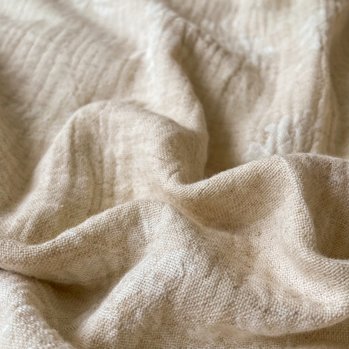 91家纺网 家纺一手货源 找家纺 梵克保罗 2026新款棉麻提花四件套（花边款） 晚风叙