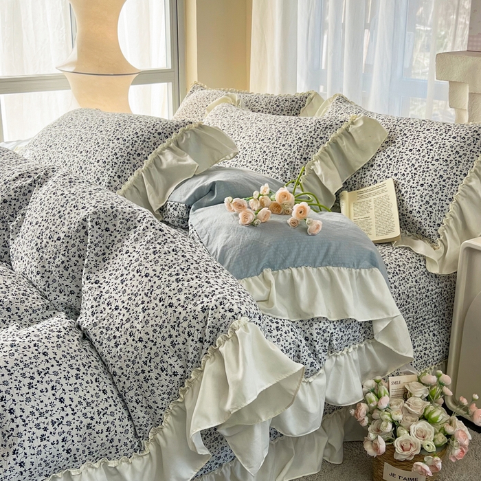 91家纺网 家纺一手货源 找家纺 （总）梵克保罗 2026新款云感双层纱床盖四件套