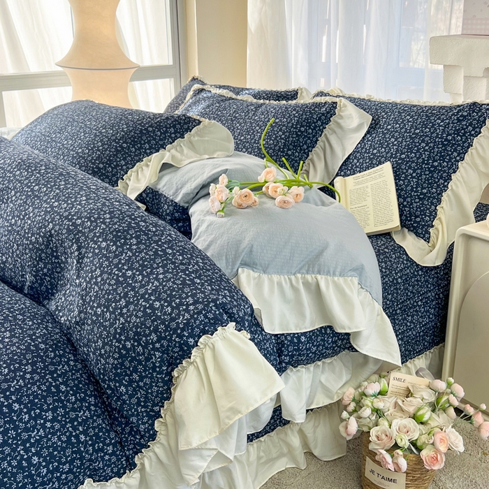 91家纺网 家纺一手货源 找家纺 （总）梵克保罗 2026新款云感双层纱床盖四件套