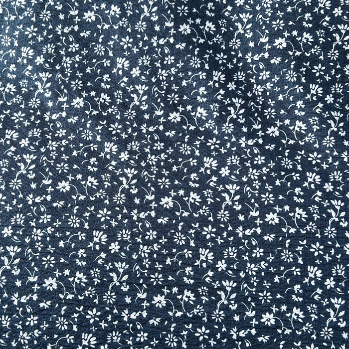 91家纺网 家纺一手货源 找家纺 梵克保罗 2026新款云感双层纱床盖四件套 深蓝碎雪