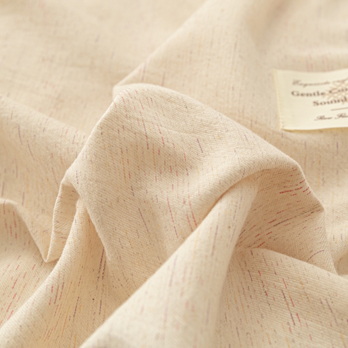 91家纺网 家纺一手货源 找家纺 梵克保罗 2026新款A类亲肤舒适棉麻纽扣款四件套 松间米柔