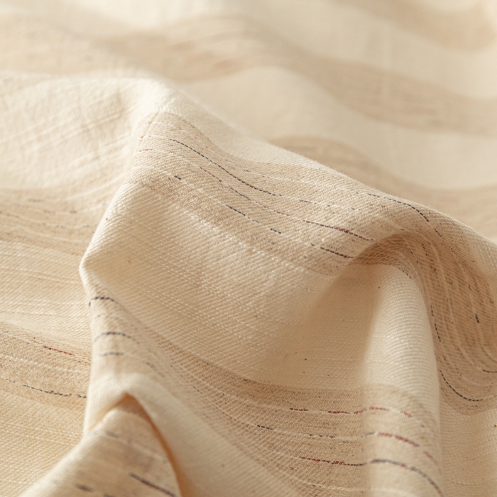 91家纺网 家纺一手货源 找家纺 梵克保罗 2026新款A类亲肤舒适棉麻纽扣款四件套 空谷宽纹