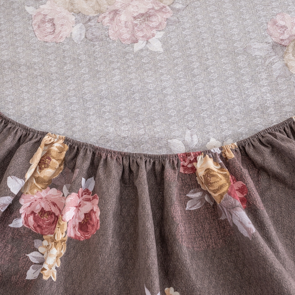 91家纺网 家纺一手货源 找家纺 首爱家纺 2026春夏新款亚麻老粗布床笠 床笠单件 丁兰