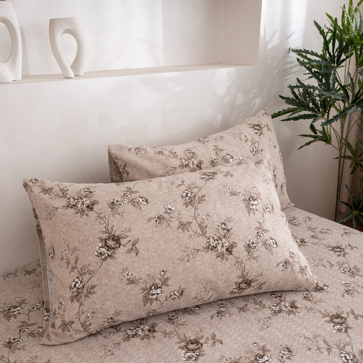 91家纺网 家纺一手货源 找家纺 首爱家纺 2026春夏新款亚麻老粗布床笠 床笠单件 岚溪