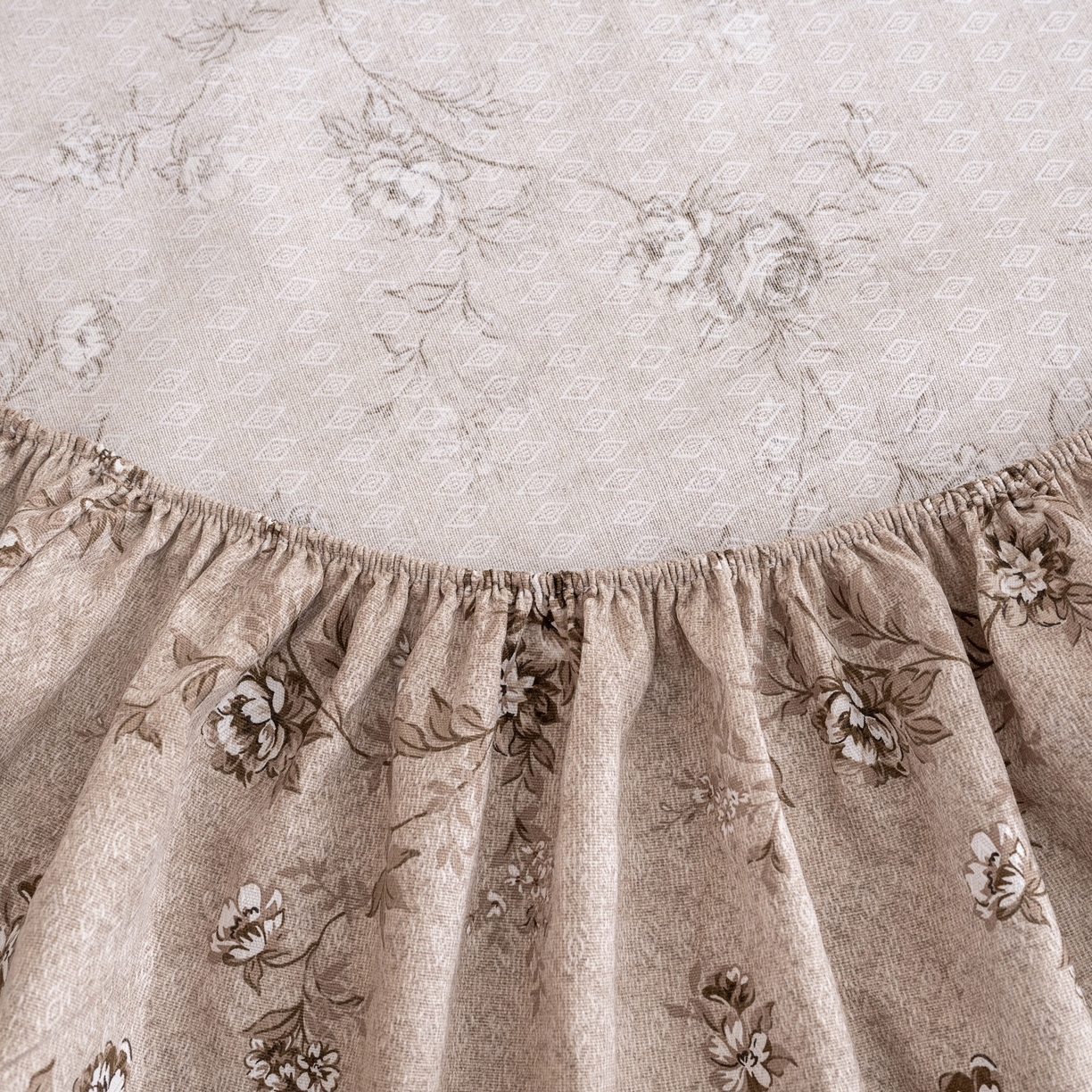 91家纺网 家纺一手货源 找家纺 首爱家纺 2026春夏新款亚麻老粗布床笠 床笠单件 岚溪