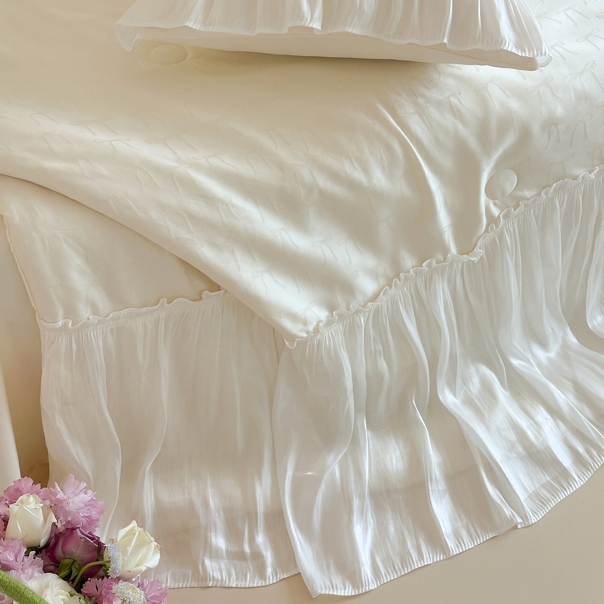 91家纺网 家纺一手货源 找家纺 山茶家居-原创设计（原山茶家纺） 2026新款水洗天丝提花夏被夏凉被空调被-月光纱 月光纱-白