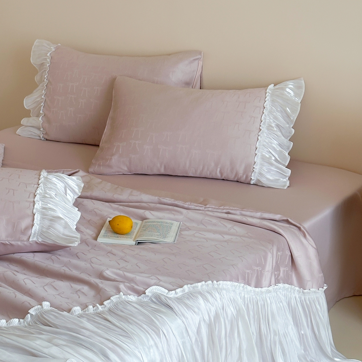 91家纺网 家纺一手货源 找家纺 山茶家居-原创设计（原山茶家纺） 2026新款水洗天丝提花夏被夏凉被空调被-月光纱 月光纱-豆紫