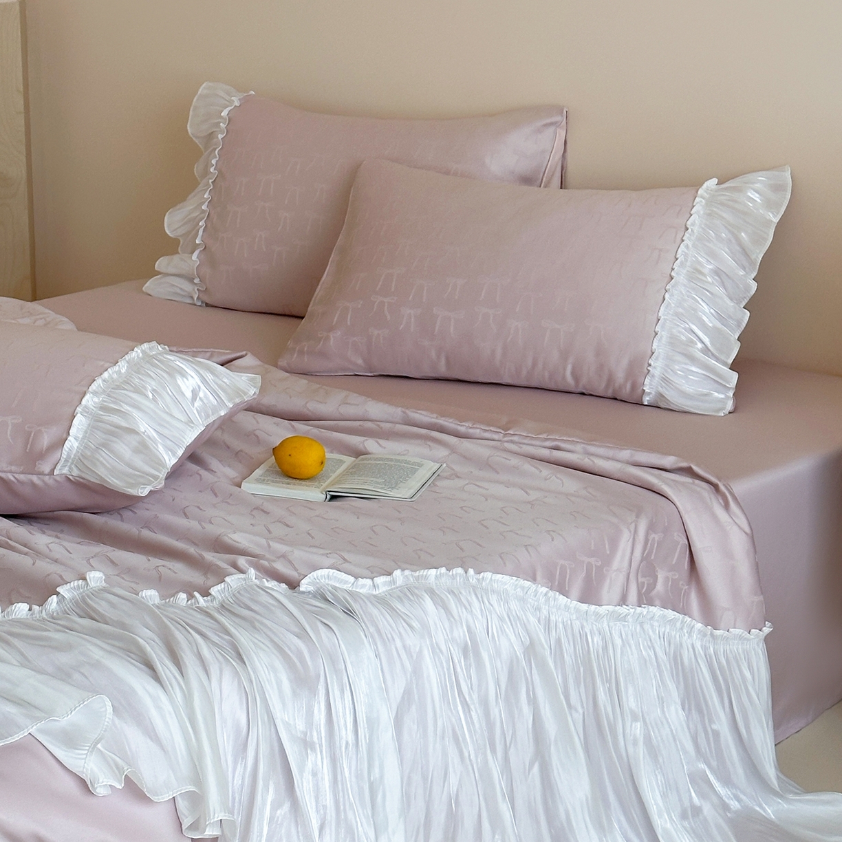 91家纺网 家纺一手货源 找家纺 山茶家居-原创设计（原山茶家纺） 2026新款水洗天丝提花夏被夏凉被空调被-月光纱 月光纱-豆紫