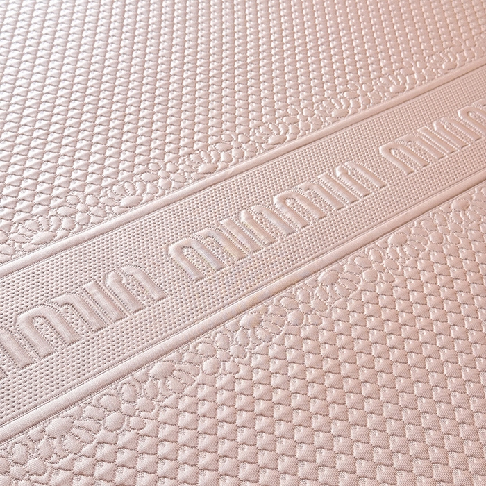 91家纺网 家纺一手货源 找家纺 （总）苏米娜家纺SUMINA 2026新款高克重泡泡席乙纶中分子冰豆豆蕾丝床裙夏季冰丝软席四件套-minmin