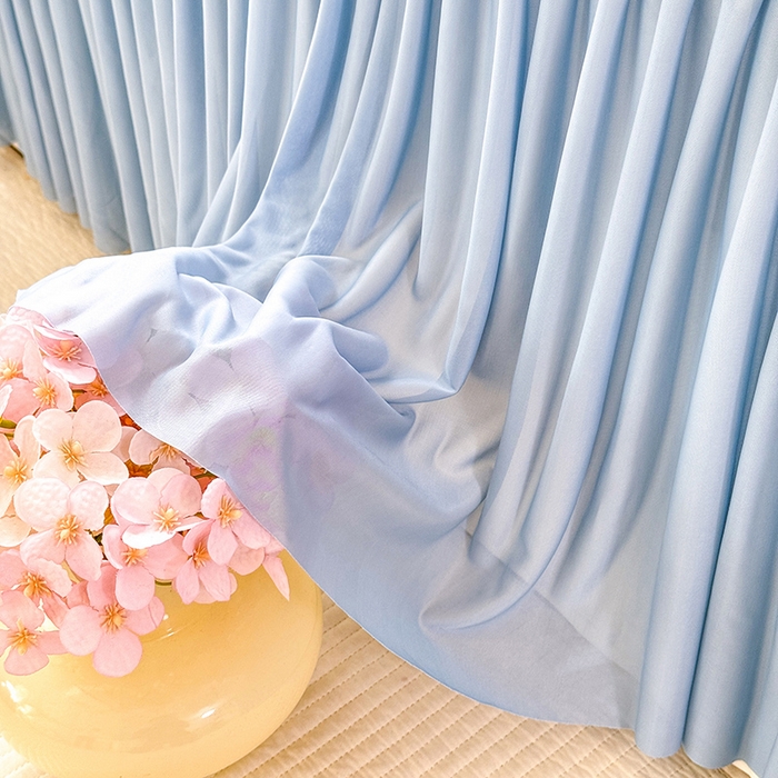 91家纺网 家纺一手货源 找家纺 苏米娜家纺SUMINA 2026新款高克重泡泡席乙纶中分子冰豆豆蕾丝床裙夏季冰丝软席四件套-minmin minmin-兰屿