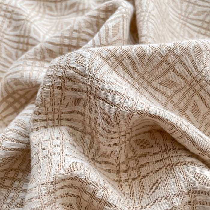 91家纺网 家纺一手货源 找家纺 梵克保罗 2026新款棉麻法式花边四件套 欧若拉