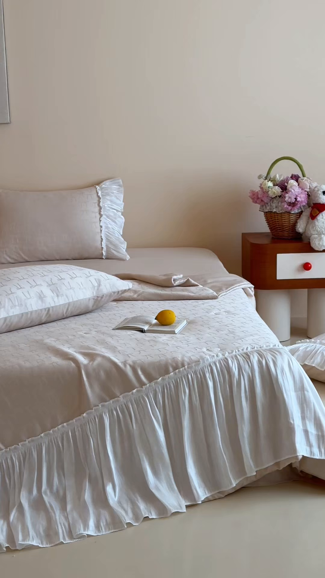 91家纺网 家纺一手货源 找家纺 山茶家居-原创设计（原山茶家纺） 2026新款水洗天丝提花夏被夏凉被空调被-月光纱 月光纱-咖