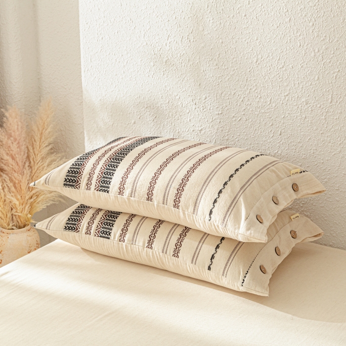 91家纺网 家纺一手货源 找家纺 （总）梵克保罗 2026新款A类亲肤棉麻提花四件套