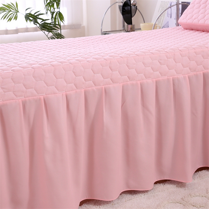 91家纺网 家纺一手货源 找家纺 乐逸家纺 2026新款四季亲肤夹棉绗缝款床罩 源头工厂床罩专供 专用床罩可定制 亲肤夹棉床罩浅玉