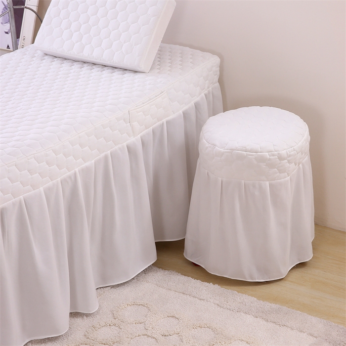 91家纺网 家纺一手货源 找家纺 乐逸家纺 2026新款四季亲肤夹棉绗缝款床罩 源头工厂床罩专供 专用床罩可定制 亲肤夹棉床罩白色