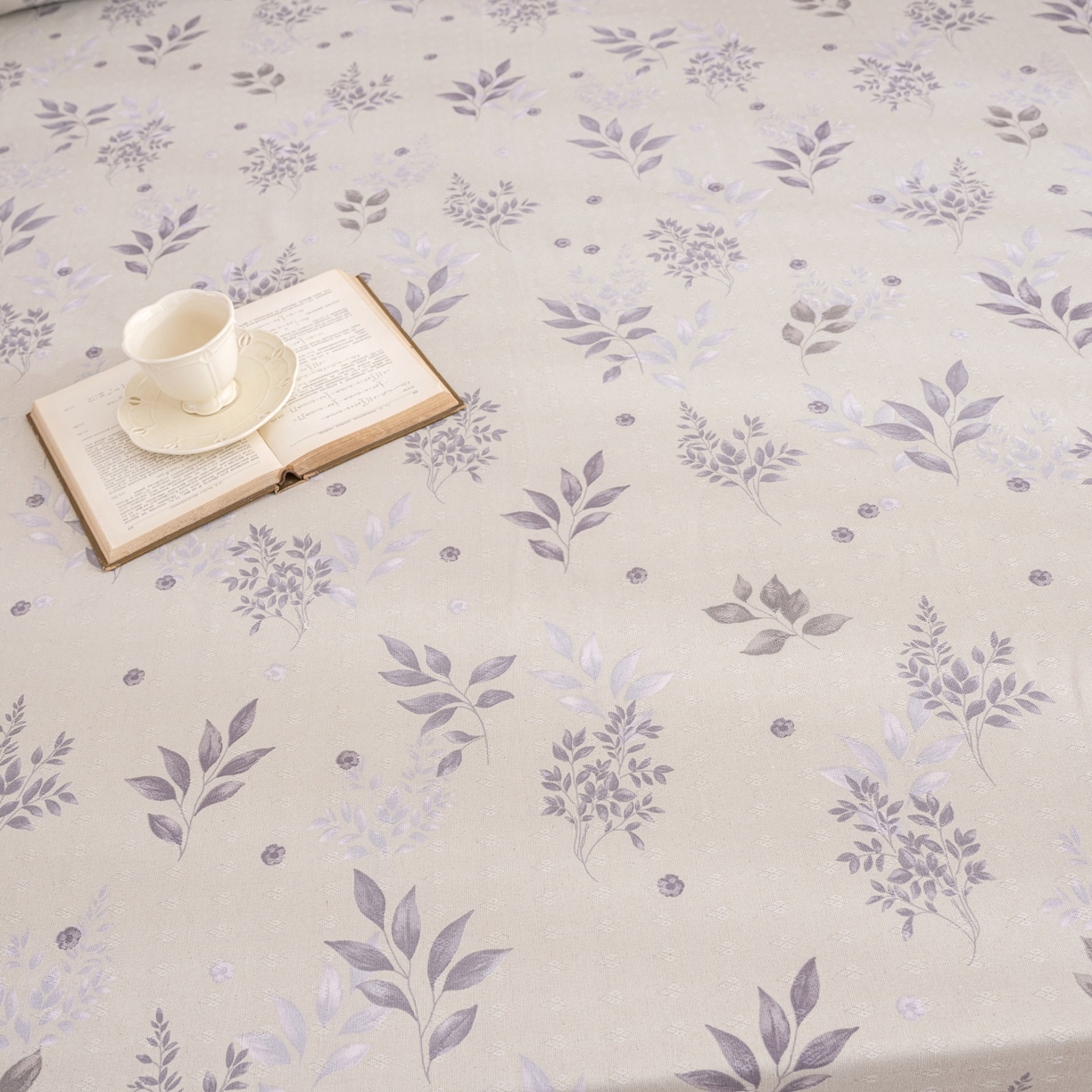 91家纺网 家纺一手货源 找家纺 棉乐町家居 2026春夏新款亚麻老粗布床笠 床笠单件 云荞