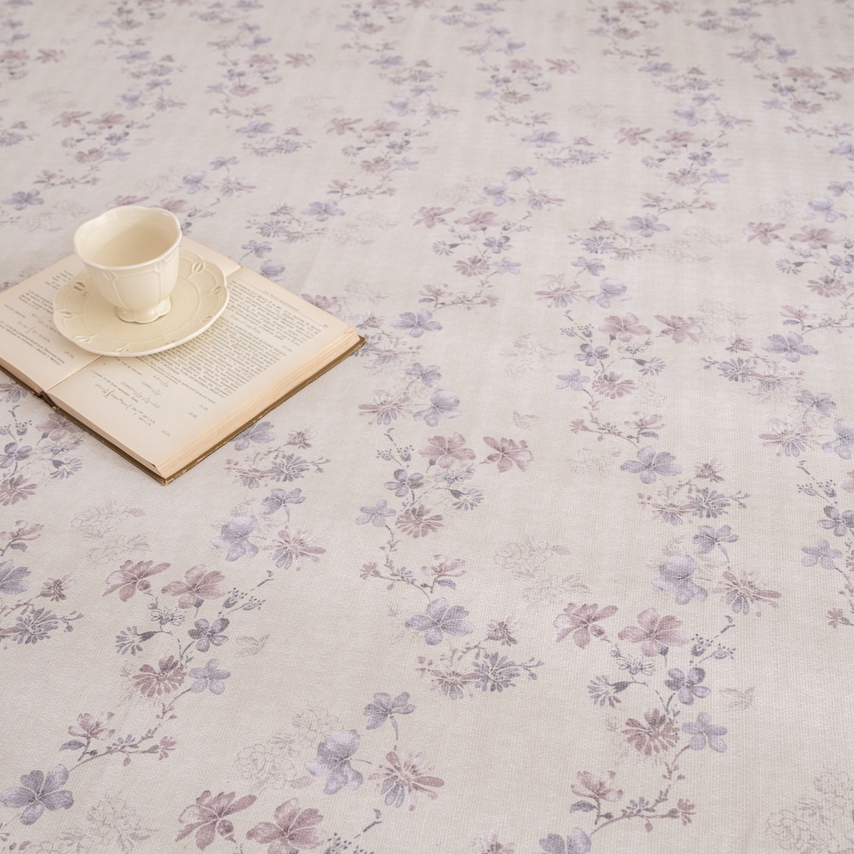 91家纺网 家纺一手货源 找家纺 棉乐町家居 2026春夏新款亚麻老粗布床笠 床笠单件 云舒