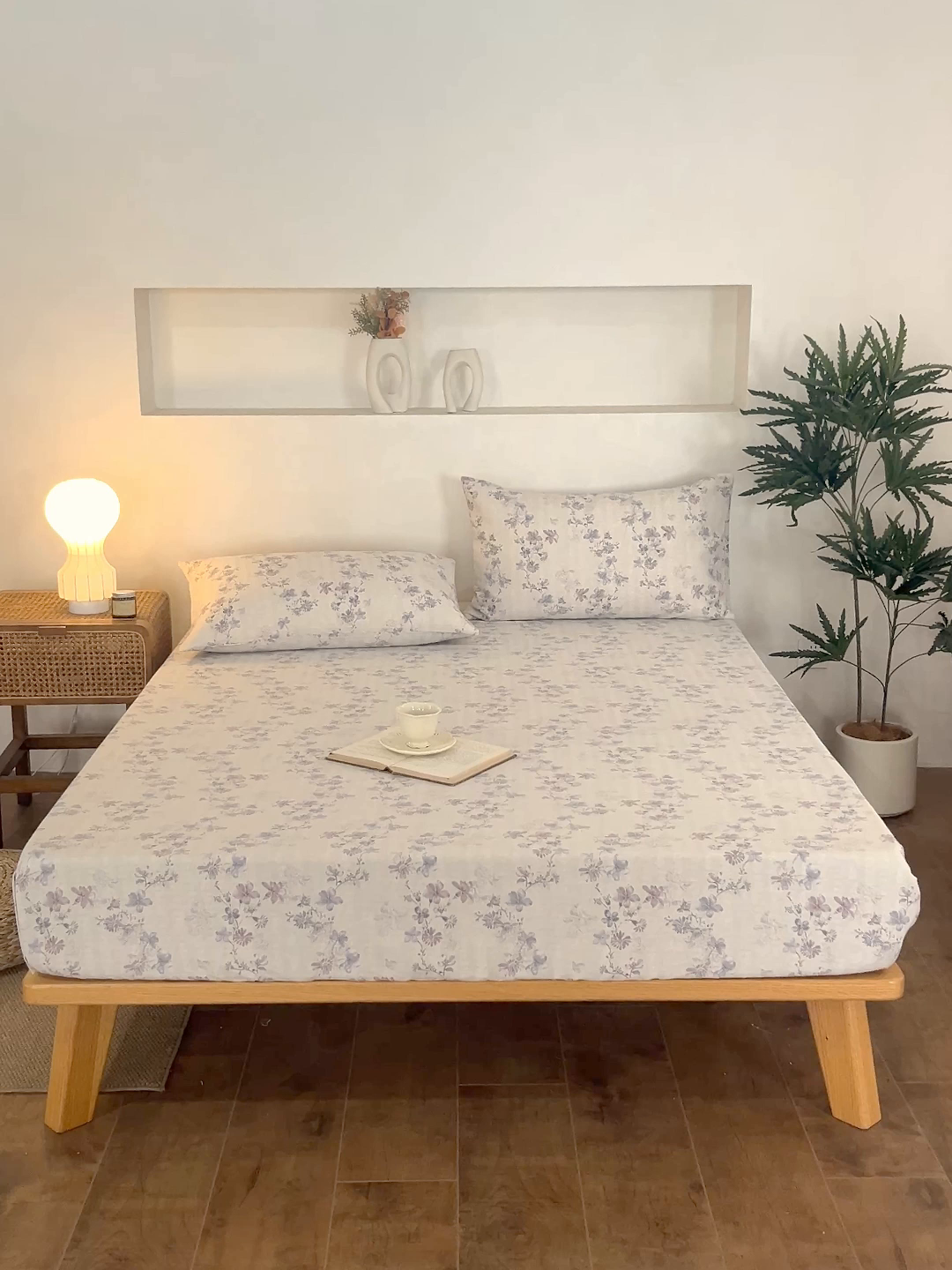 91家纺网 家纺一手货源 找家纺 棉乐町家居 2026春夏新款亚麻老粗布床笠 床笠单件 云舒