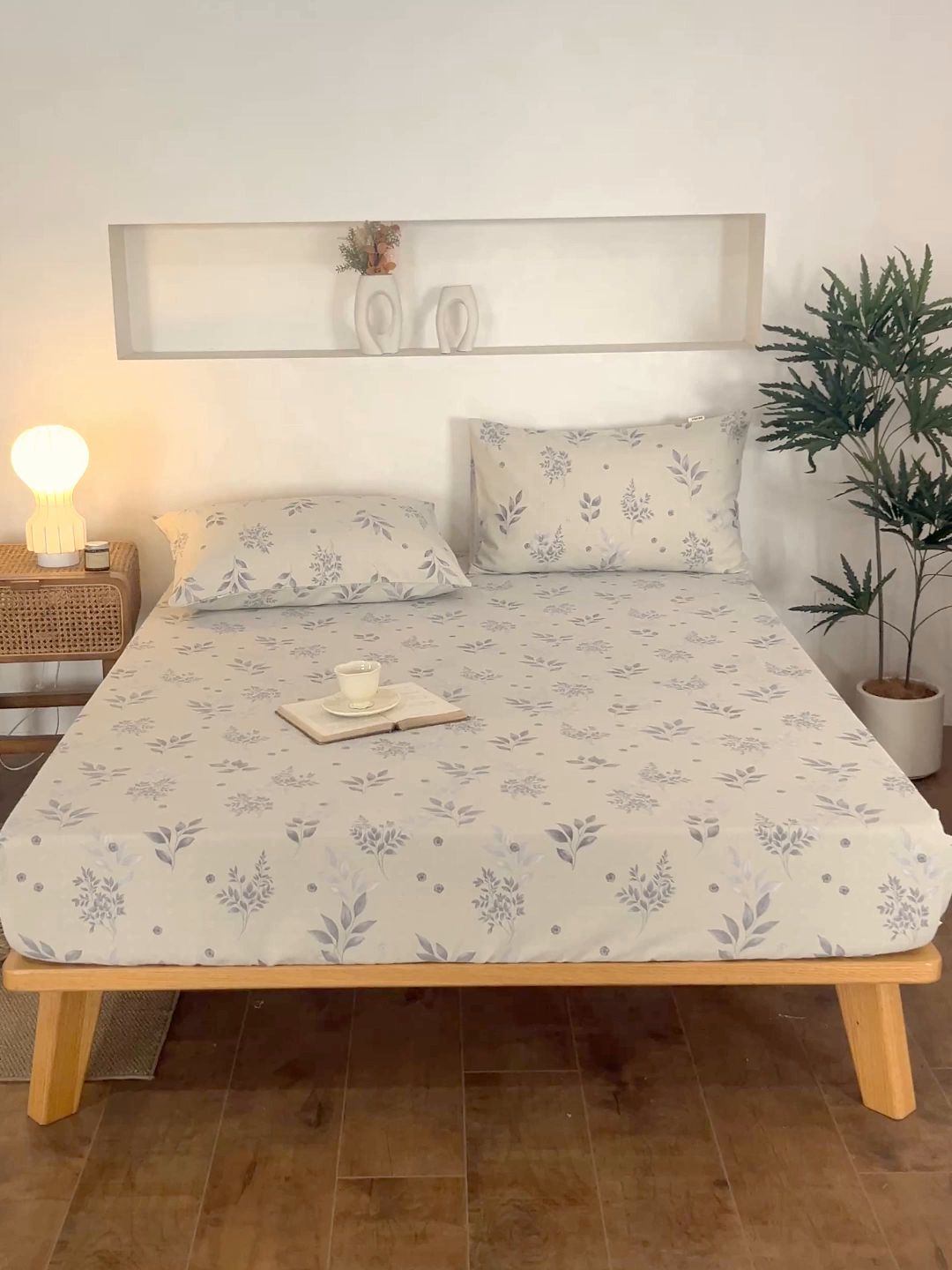 91家纺网 家纺一手货源 找家纺 棉乐町家居 2026春夏新款亚麻老粗布床笠 床笠单件 云荞