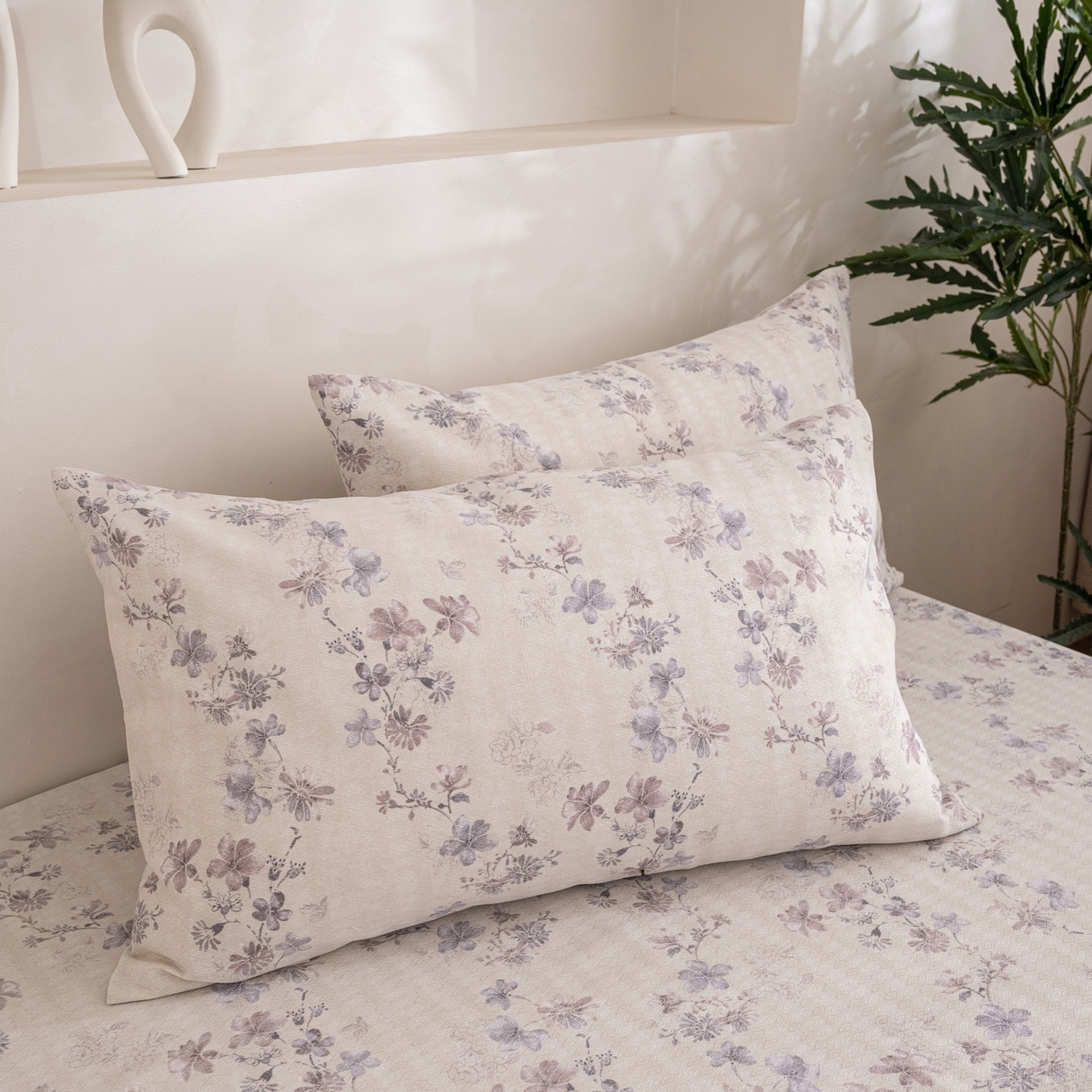 91家纺网 家纺一手货源 找家纺 金泰莱 2026春夏新款亚麻老粗布床笠 床笠单件 云舒