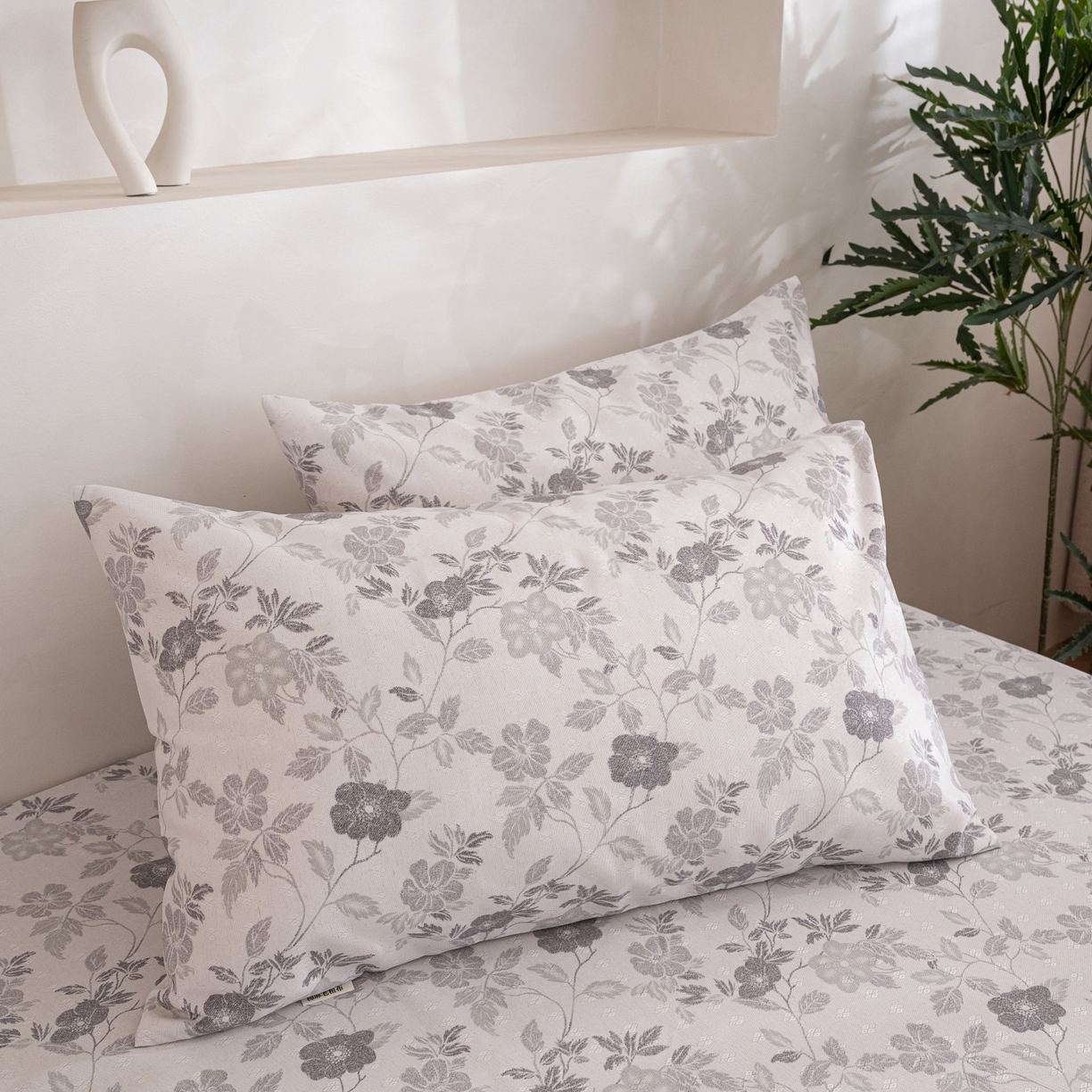 91家纺网 家纺一手货源 找家纺 金泰莱 2026春夏新款亚麻老粗布床笠 床笠单件 雾蔷