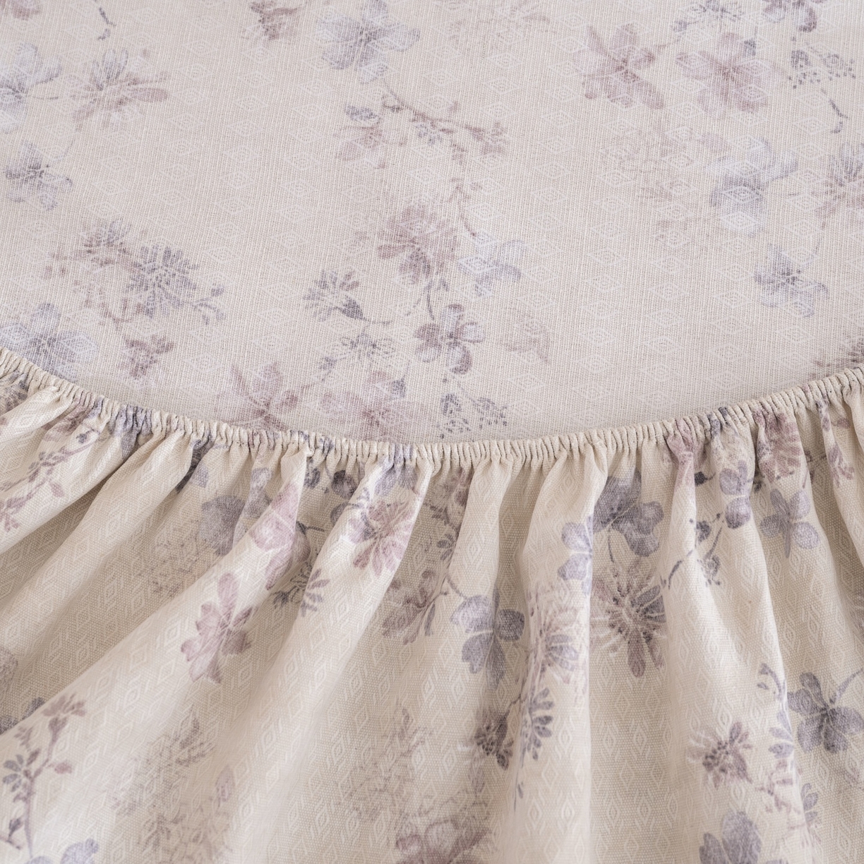 91家纺网 家纺一手货源 找家纺 金泰莱 2026春夏新款亚麻老粗布床笠 床笠单件 云舒