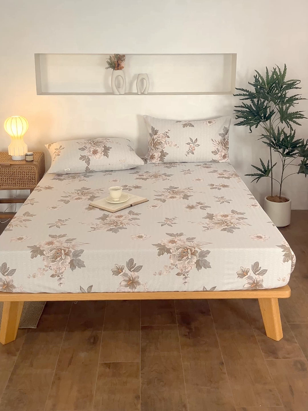 91家纺网 家纺一手货源 找家纺 金泰莱 2026春夏新款亚麻老粗布床笠 床笠单件 晚棠