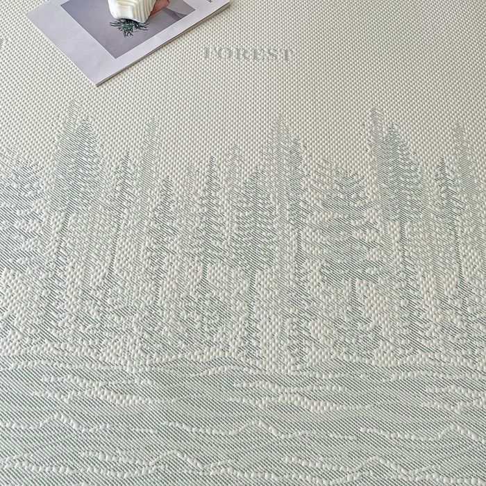 91家纺网 家纺一手货源 找家纺 （总）铠畅家纺  2026新款冰豆豆PE高分子凉感印花床裙款凉席三件套 幸运树系列