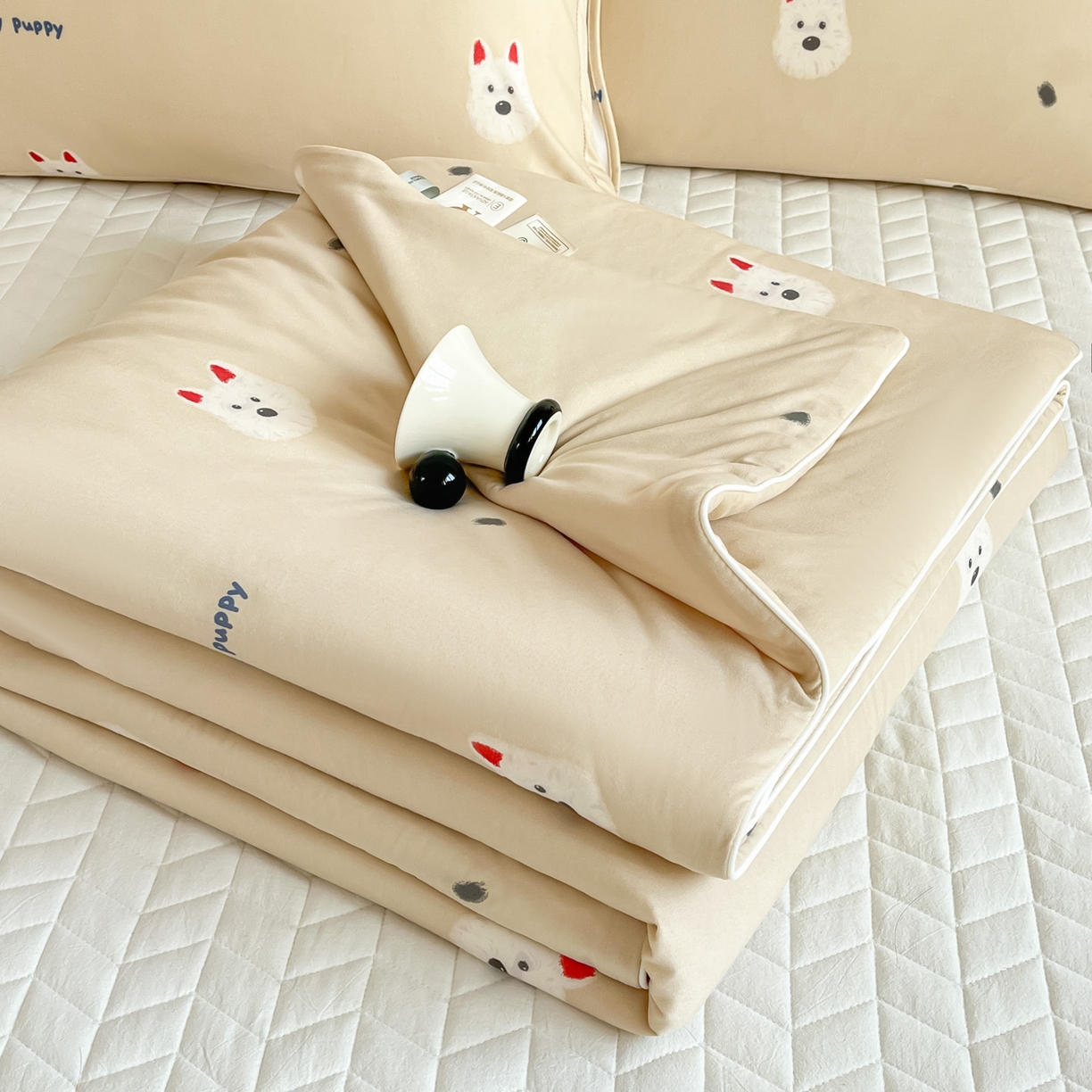 91家纺网 家纺一手货源 找家纺 （总）一加一 2026新款A类牛奶丝针织棉大豆夏被夏凉被空调被