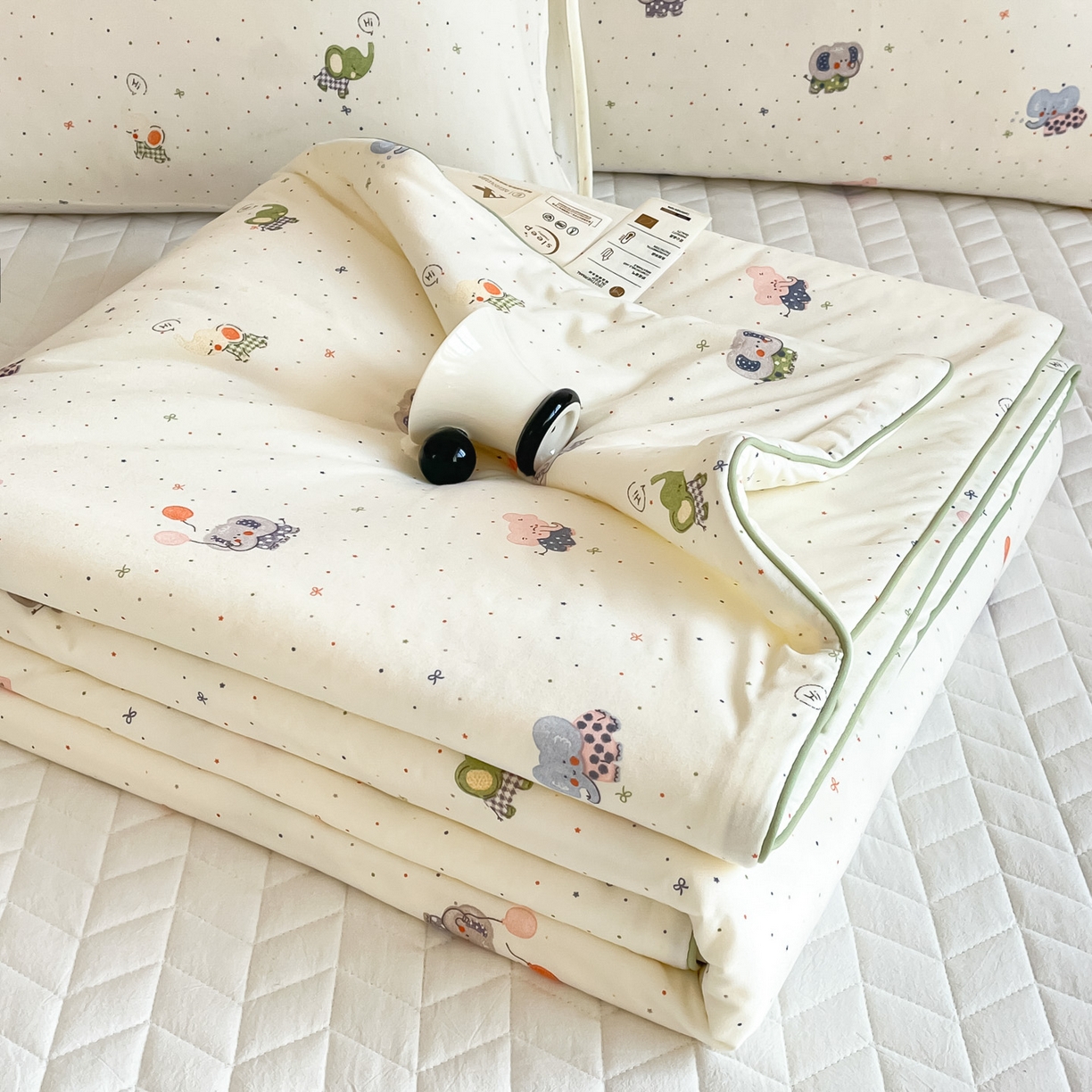 91家纺网 家纺一手货源 找家纺 （总）一加一 2026新款A类牛奶丝针织棉大豆夏被夏凉被空调被