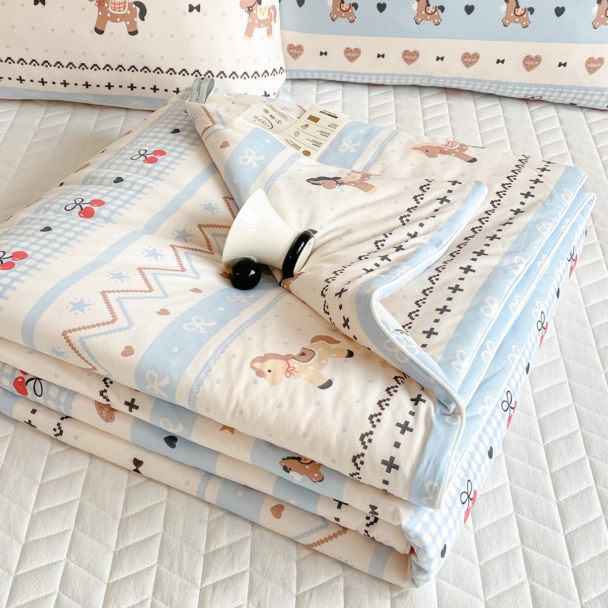 91家纺网 家纺一手货源 找家纺 （总）一加一 2026新款A类牛奶丝针织棉大豆夏被夏凉被空调被