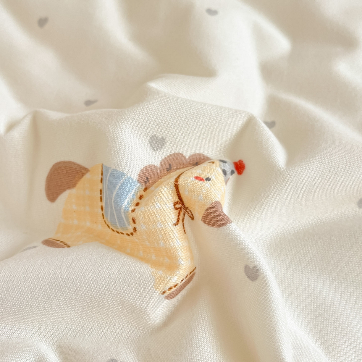 91家纺网 家纺一手货源 找家纺 一加一 2026新款A类牛奶丝针织棉大豆夏被夏凉被空调被 快乐小马驹