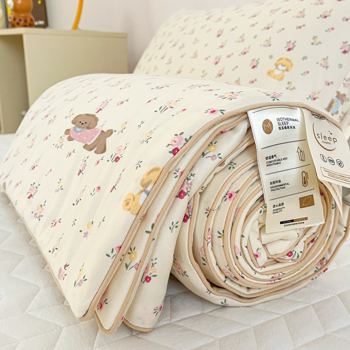 91家纺网 家纺一手货源 找家纺 （总）一加一 2026新款A类牛奶丝针织棉大豆夏被夏凉被空调被