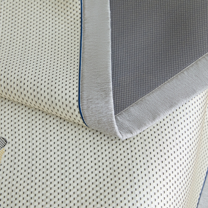 91家纺网 家纺一手货源 找家纺 印季家纺 2026新款卡通凉感提花豆豆席凉席席子三件套 小黑羊