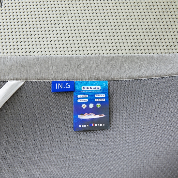 91家纺网 家纺一手货源 找家纺 印季家纺 2026新款卡通凉感提花豆豆席凉席席子三件套 小黑羊