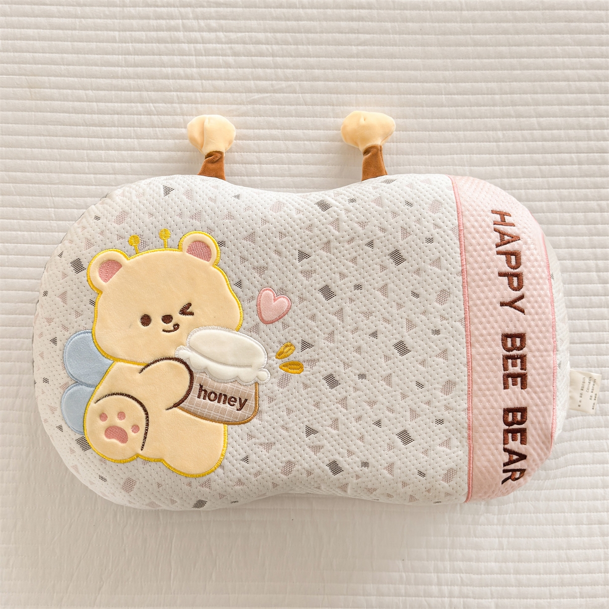 91家纺网 家纺一手货源 找家纺 （总）麦肯锡 2026新款honey熊卡通记忆枕枕头枕芯