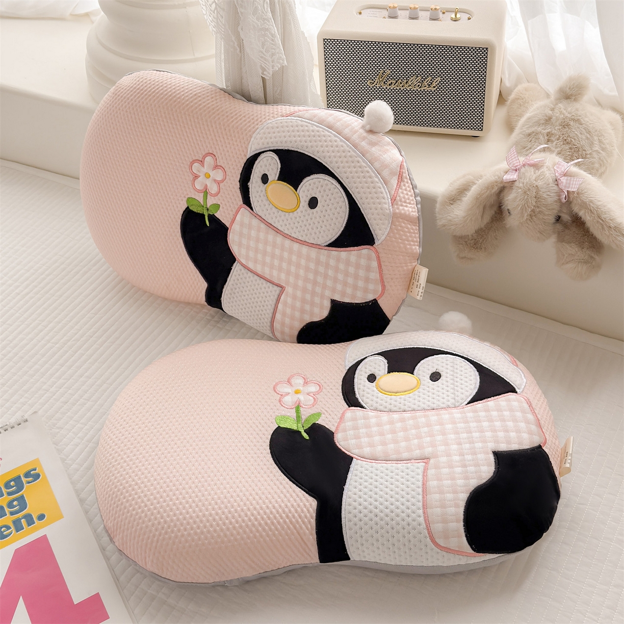 91家纺网 家纺一手货源 找家纺 （总）麦肯锡 2026新款小企鹅卡通记忆枕枕头枕芯