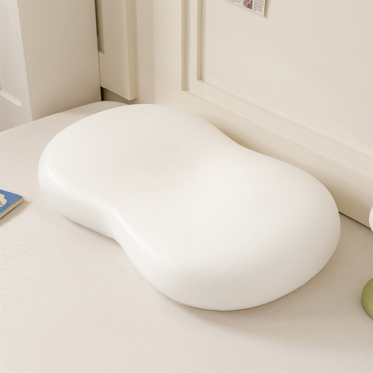 91家纺网 家纺一手货源 找家纺 （总）麦肯锡 2026新款小雪人卡通记忆枕枕头枕芯